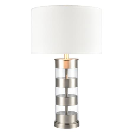 Margin 28'' High 1-Light Table Lamp - Satin Nickel